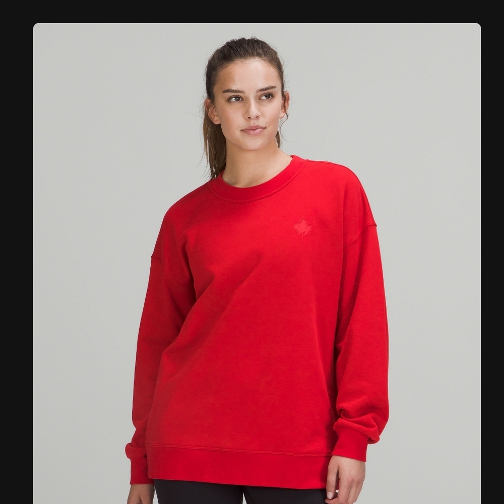 lululemon athletica Red Women's Sweater Team Canada